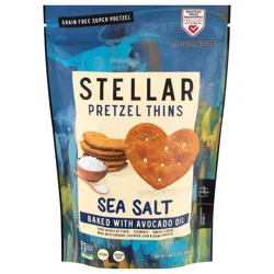 Stellar Snacks Sea Salt Pretzel Thins, 7.2 oz