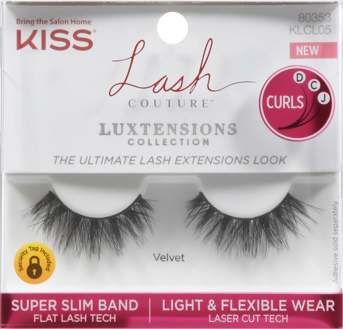 slide 1 of 5, Kiss Lash Couture Luxtensions Collection Curls Lash Extensions 1 ea, 1 ct