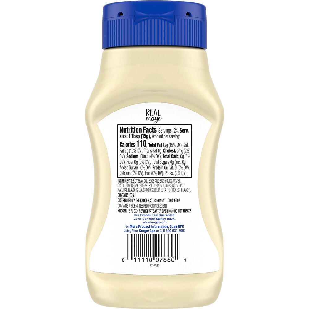 slide 2 of 2, Kroger Classic Mayonnaise Squeeze, 12 fl oz