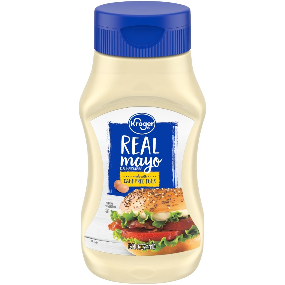 slide 1 of 1, Kroger Classic Mayonnaise Squeeze, 12 fl oz