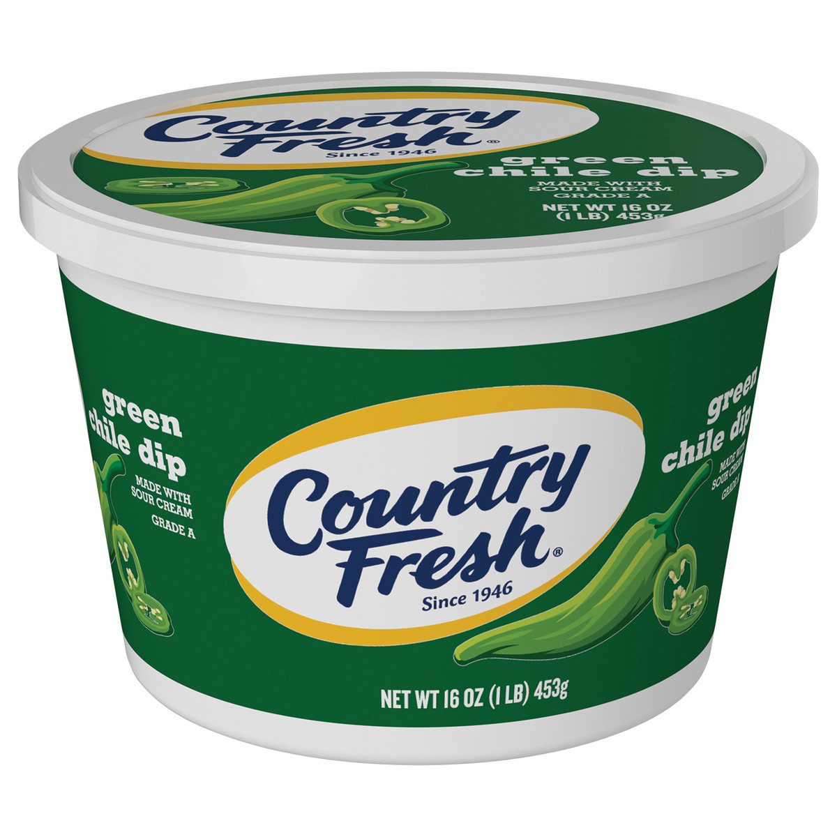 slide 3 of 4, Country Fresh Green Chile Dip, 16 oz