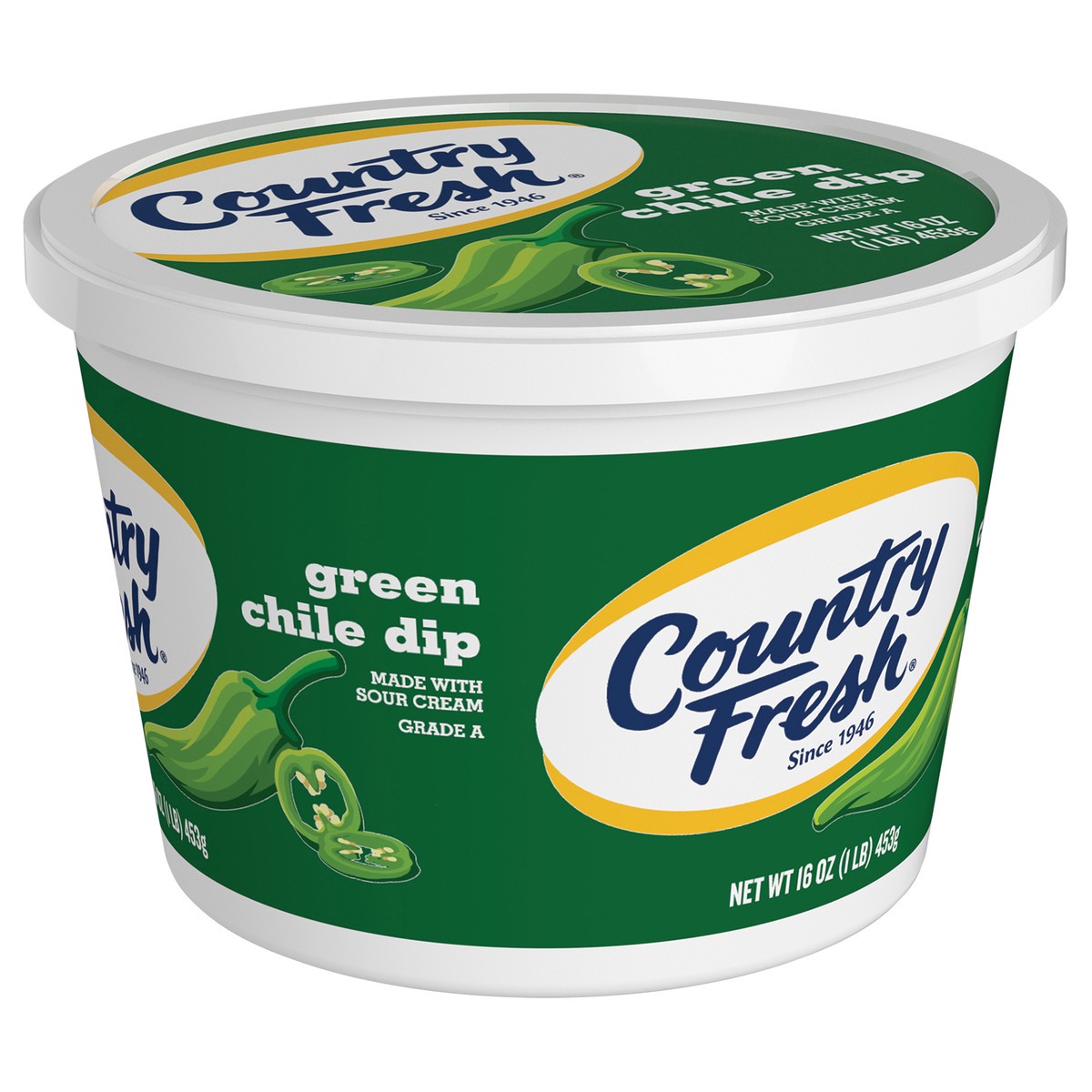 slide 2 of 4, Country Fresh Green Chile Dip, 16 oz