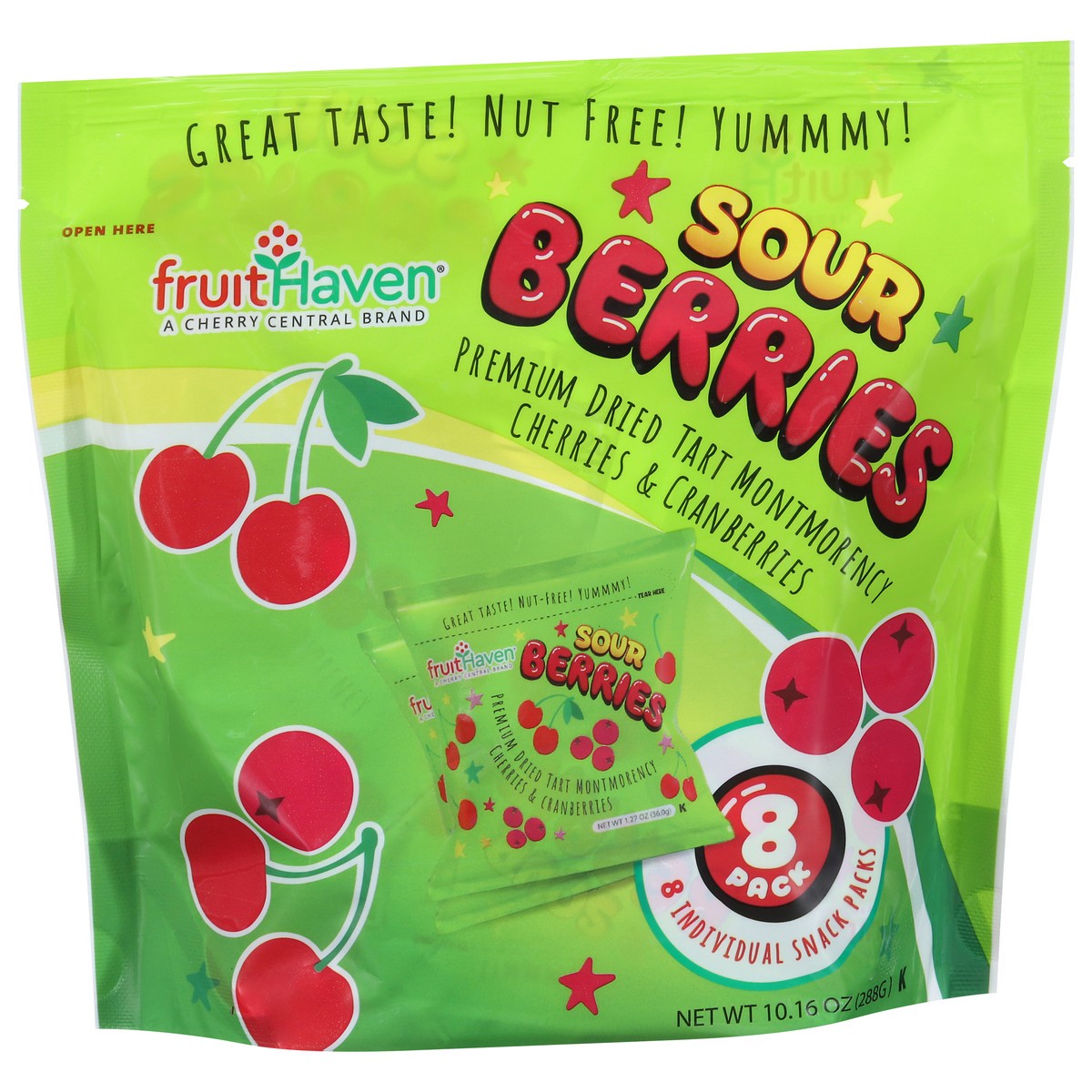 slide 11 of 14, FruitHaven Premium Sour Berries 8 Pack 8 ea, 8 ct