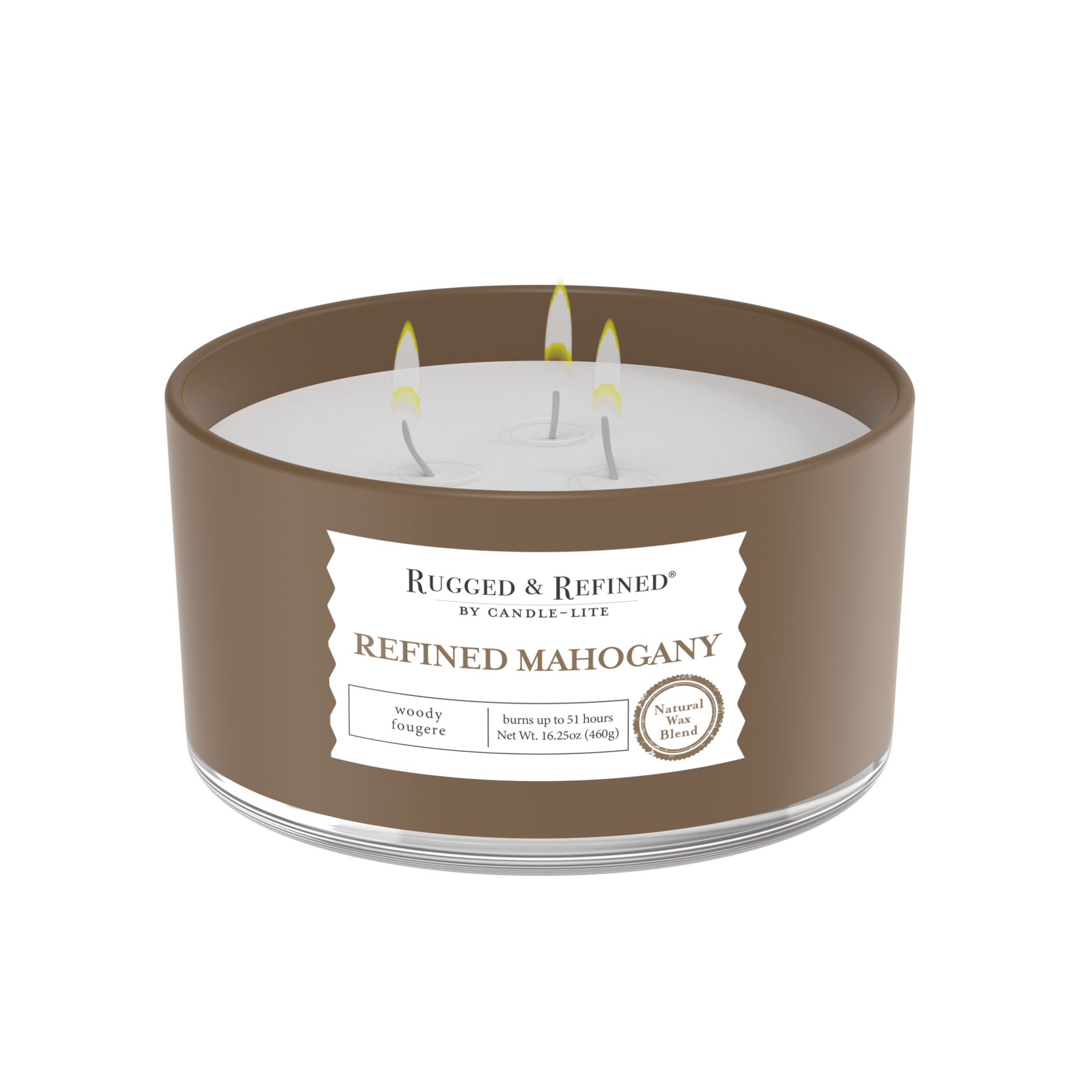 slide 4 of 5, Rugged & Refined Refined Mahogany Candle 1 ea, 1 ct