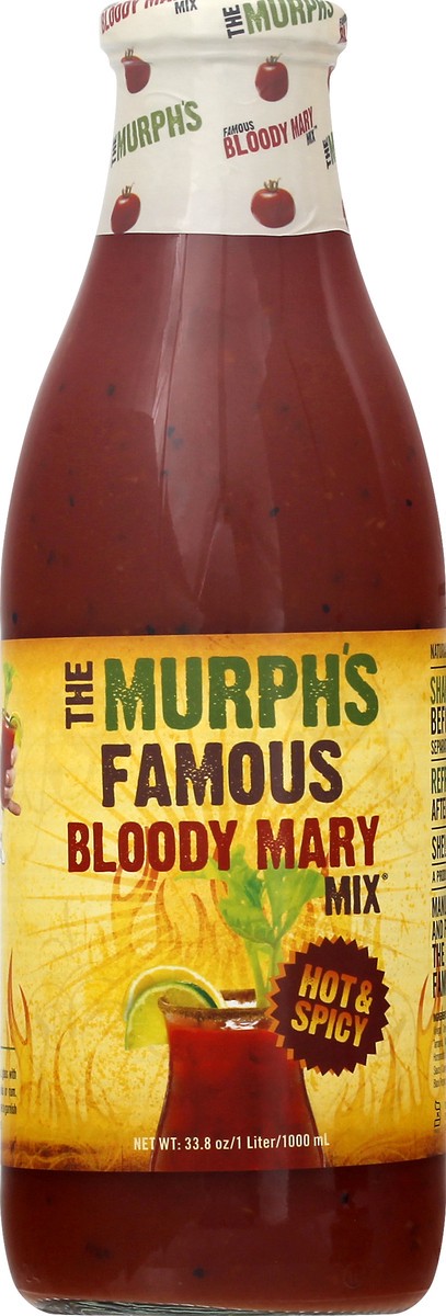 slide 7 of 8, The Murph's Famous Bloody Mary Mix The Murph's Famous Hot and Spicy Bloody Mary Mix - 1L Bottle, 1 liter