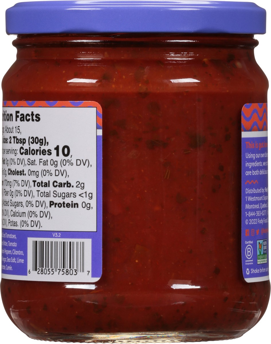 slide 9 of 12, Fody Medium Sensitive Salsa 16 oz, 16 oz