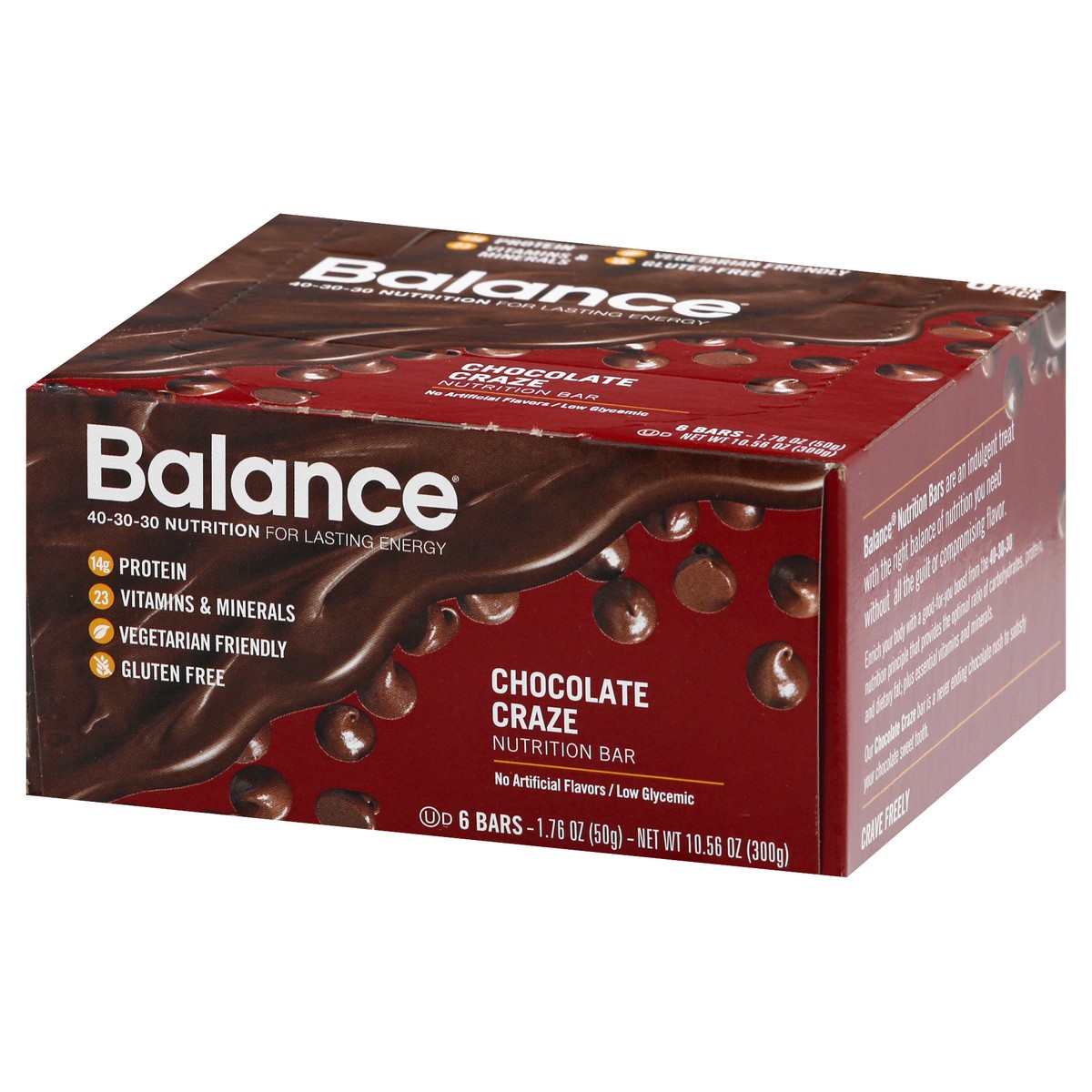 slide 2 of 13, Balance Chocolate Craze Nutrition Bar 6 ea, 6 ct