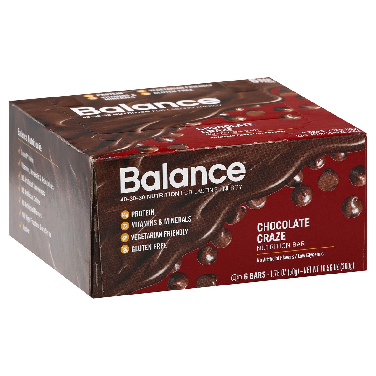 slide 13 of 13, Balance Chocolate Craze Nutrition Bar 6 ea, 6 ct