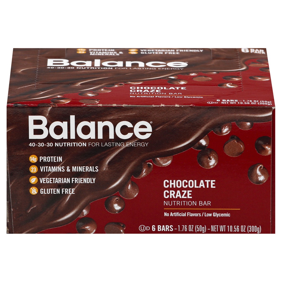 slide 1 of 13, Balance Chocolate Craze Nutrition Bar 6 ea, 6 ct