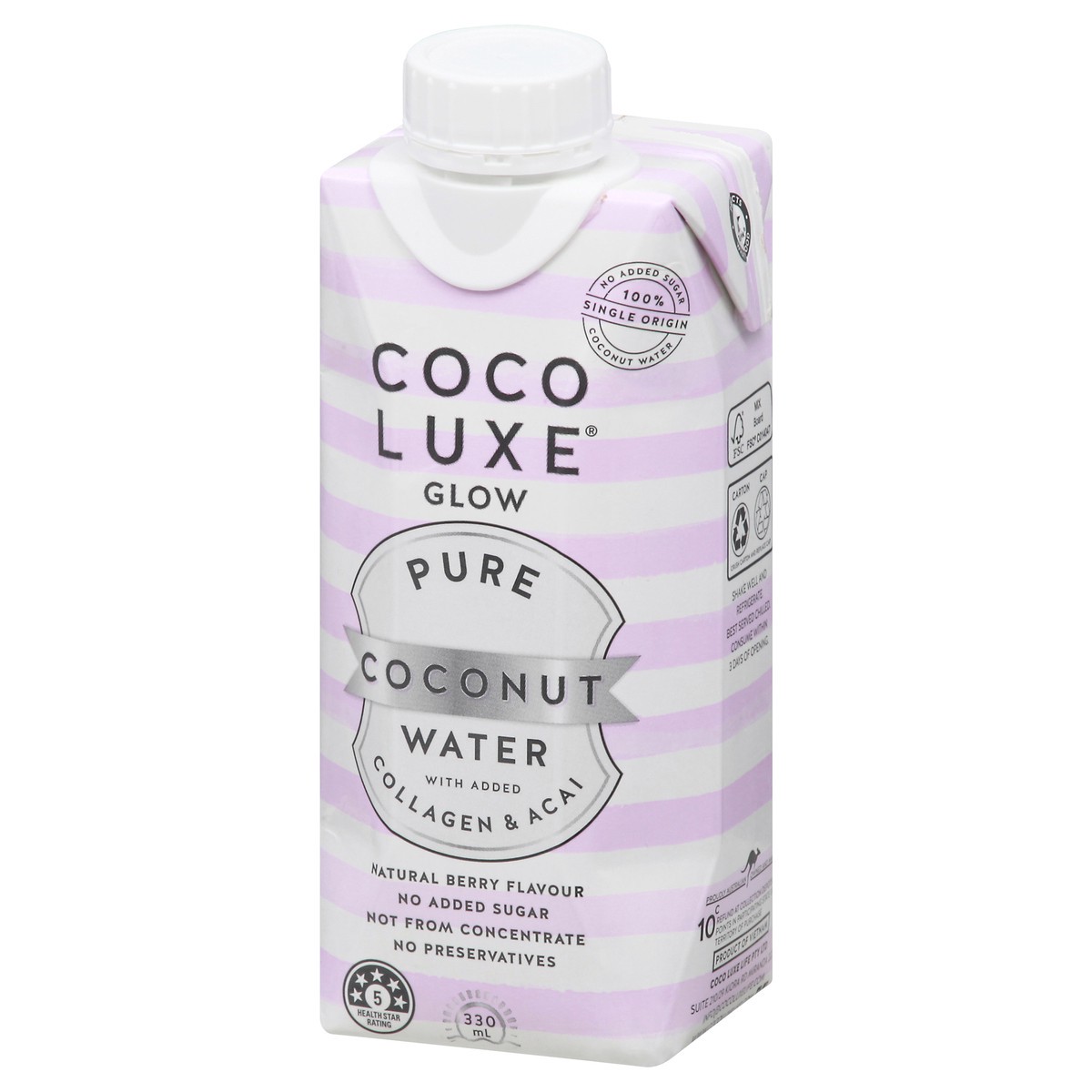 slide 2 of 14, Coco Luxe Glow with Collagen & Acai Coconut Water- 11 oz, 11 oz