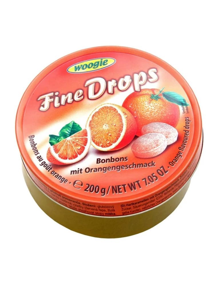 slide 1 of 1, Woogie Fine Drops Orange, 7.05 oz