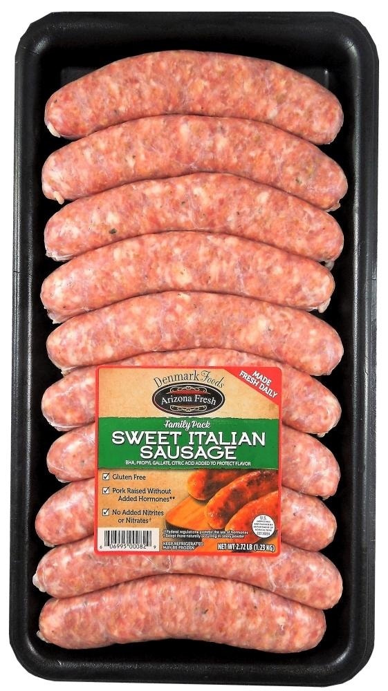 slide 1 of 1, Denmark Sweet Italian Sausage Links Family Pack, 2.75 lb