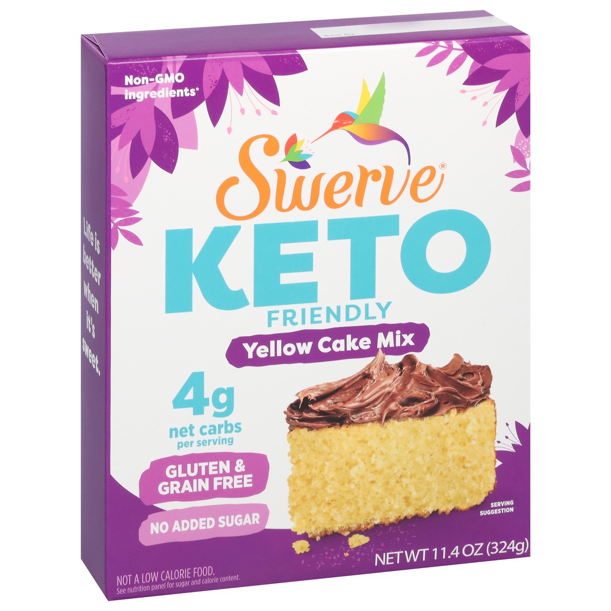 slide 8 of 9, Swerve Keto Friendly Yellow Cake Mix 11.4 oz, 11.4 oz