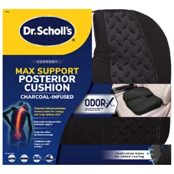 Dr. Scholl's Memory Foam Posterior Cushion, Black