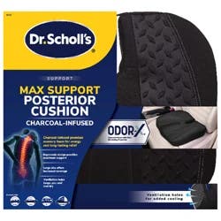 Dr. Scholl's Memory Foam Posterior Cushion, Black