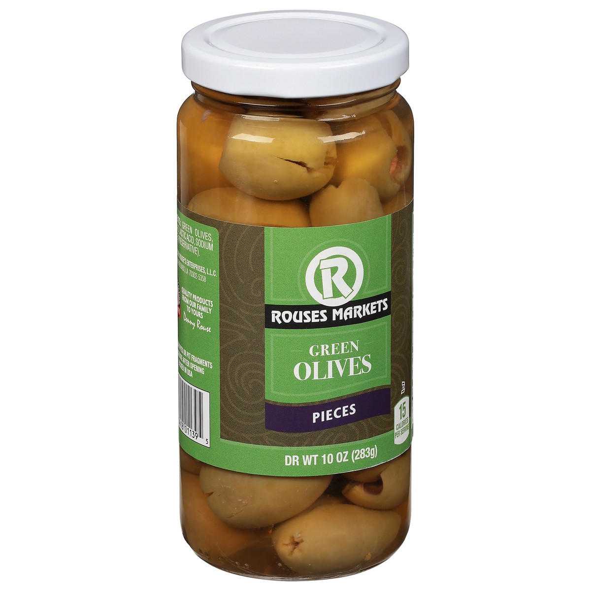 slide 9 of 11, Rouses Markets Pieces Green Olives 10 oz, 10 oz