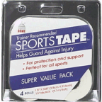 slide 1 of 1, Dome Athletic Tape White, 4 ct