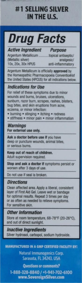 slide 10 of 13, Sovereign Silver Topical Healing Pump First Aid Gel 1 fl oz, 2 oz