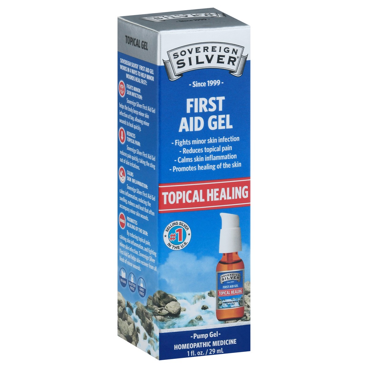 slide 6 of 13, Sovereign Silver Topical Healing Pump First Aid Gel 1 fl oz, 2 oz