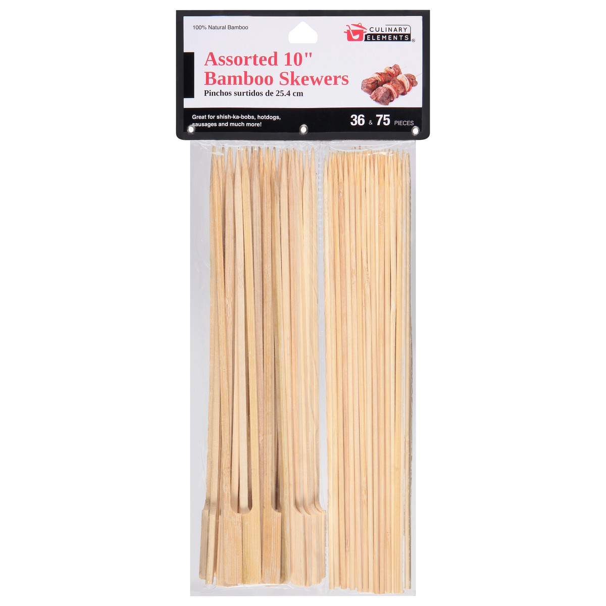 slide 1 of 12, Culinary Elements Lami Assorted Bamboo Skewers , 1 ea
