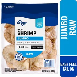 Kroger® Jumbo Raw Shrimp Easy Peel Tail On