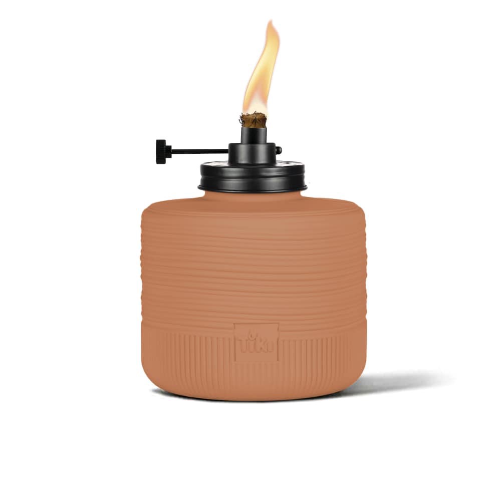 slide 1 of 1, TIKI® Amber Horizon Adjustable Flame Tabletop Torch, 1 ct