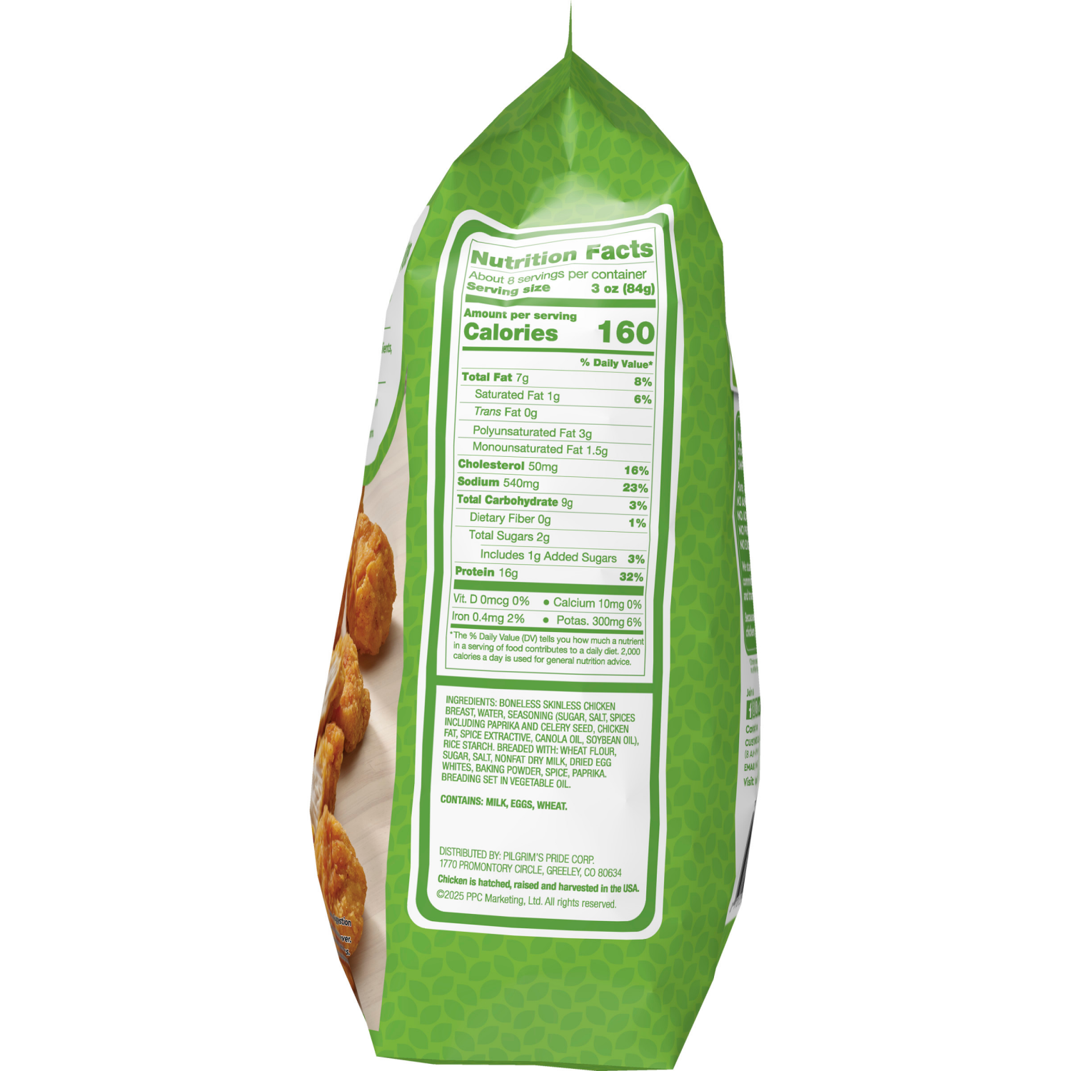 slide 3 of 8, Just BARE Lightly Breaded Chicken Breast Bites, 1.5 lb