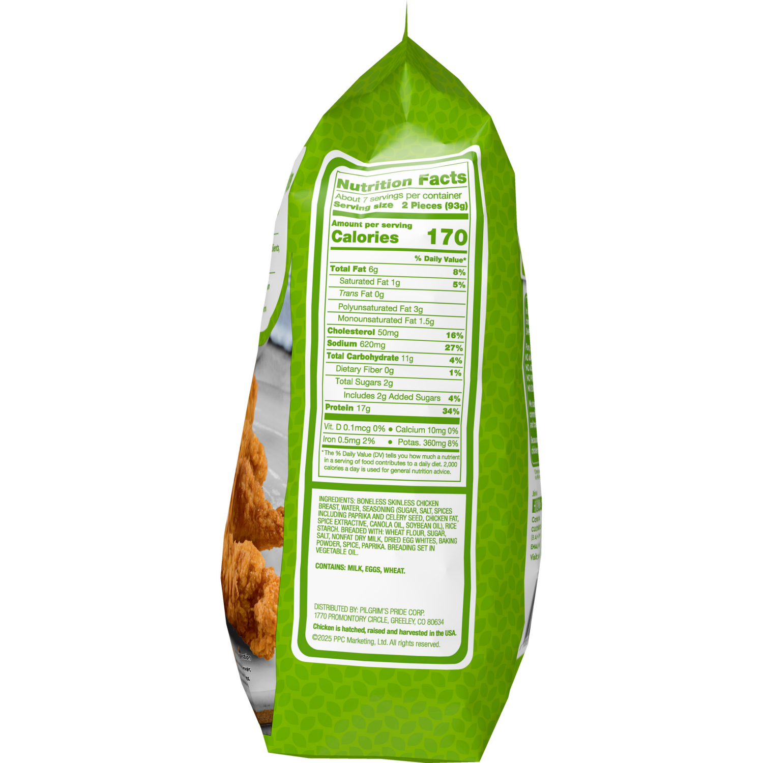 slide 3 of 8, Just BARE Lightly Breaded Chicken Breast Strips, 1.5 lb