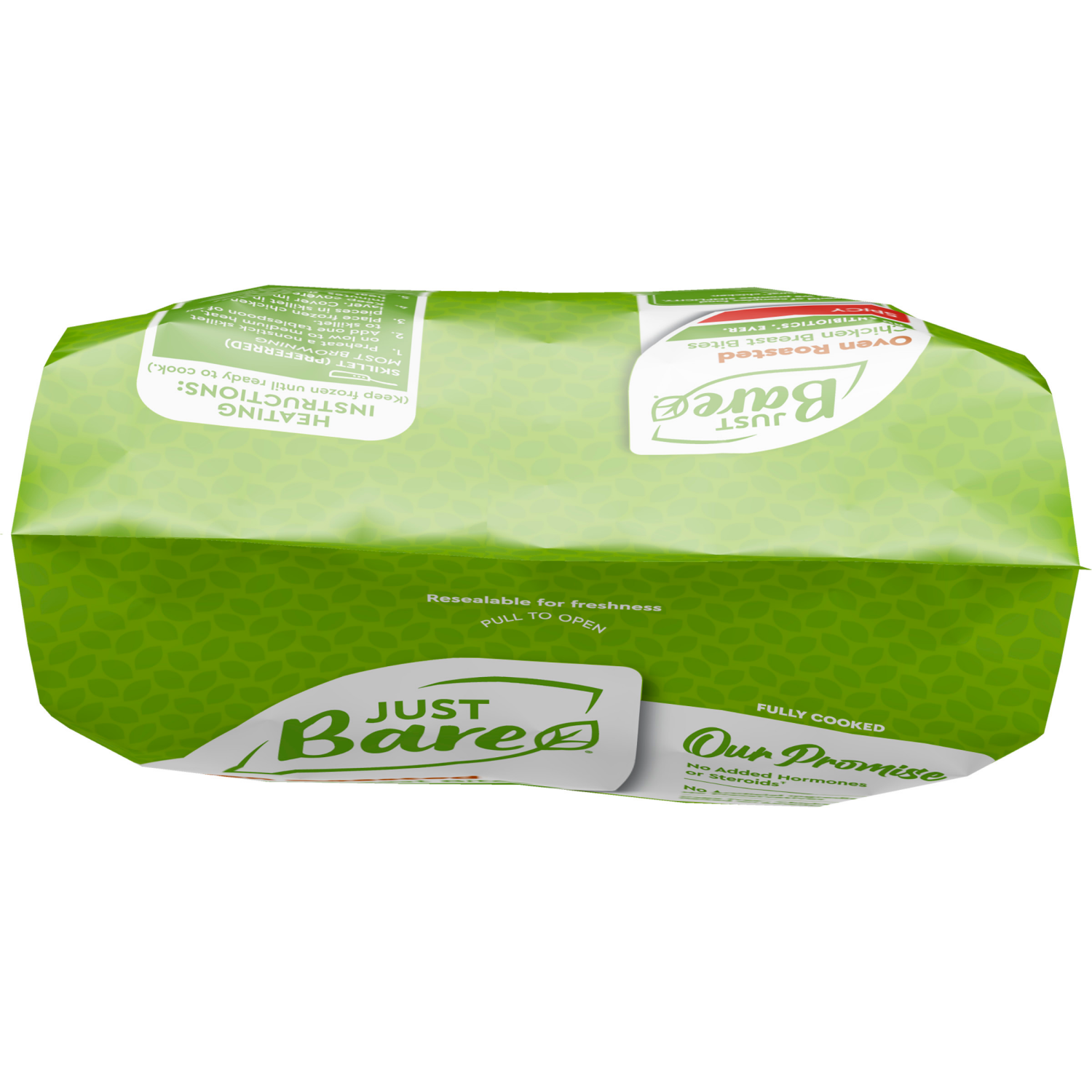 slide 2 of 8, Just Bare® Spicy Oven Roasted Chicken Breast Bites, 19.2 oz