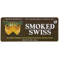 Williams Cheese Smoked Swiss 8 Oz