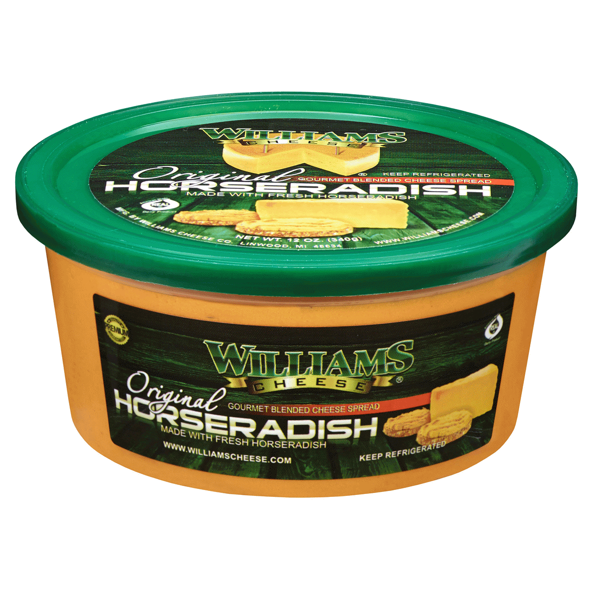 slide 1 of 1, Williams Cheese Original Horseradish Spread, 12 oz, 12 oz