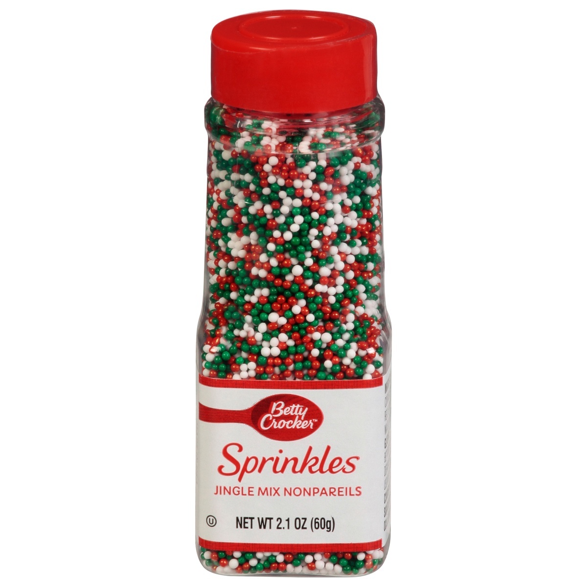 slide 1 of 9, Betty Crocker Sprinkles Jingle Mix Nonpareils, 2.1 oz