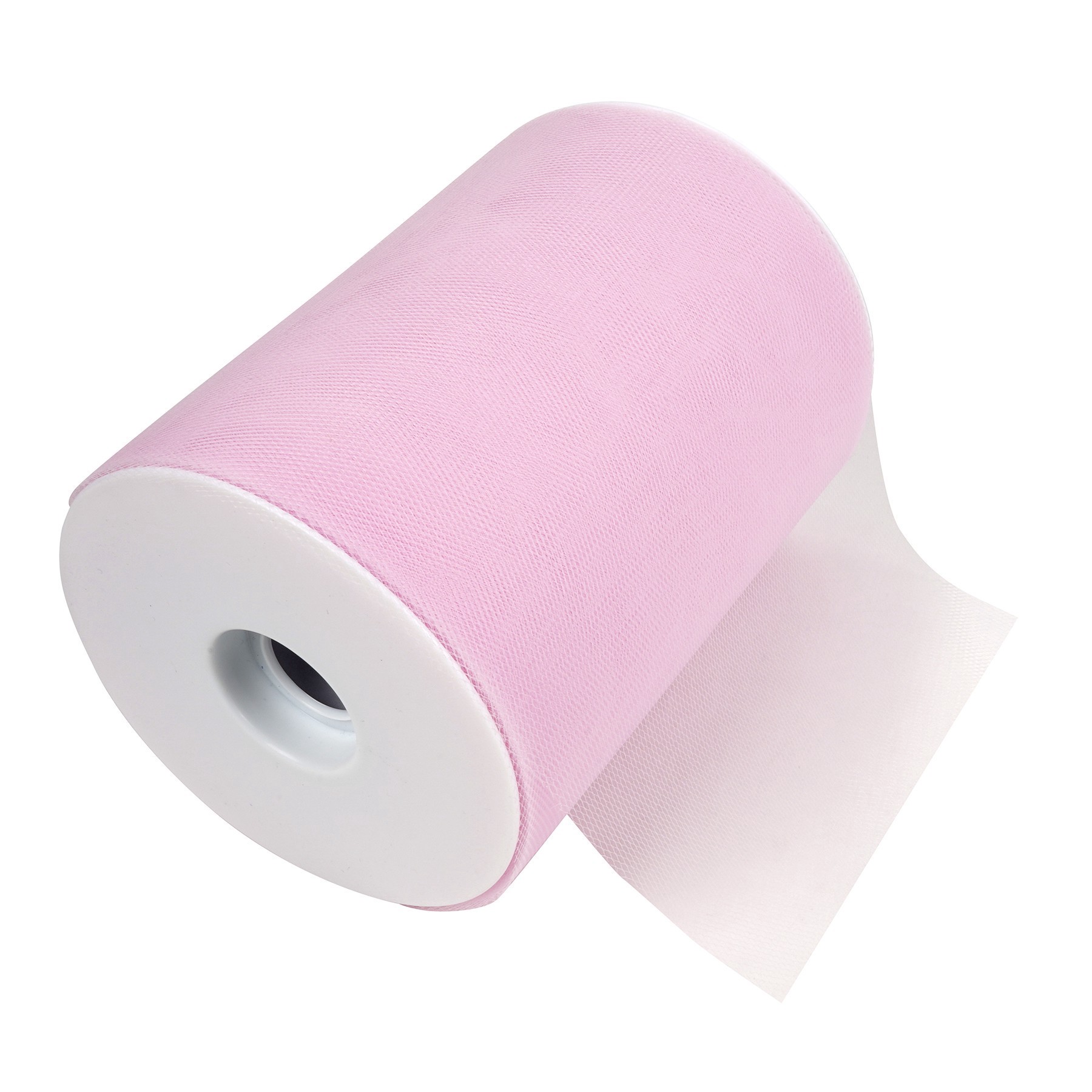 slide 3 of 3, 6" X 100yd. Pink Tulle Mega Roll By Celebrate It, 6 in x 100 yd