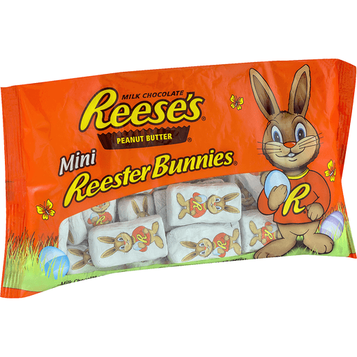 slide 2 of 9, Reese's Easter Mini Reester Bunnies Candy, 10 oz