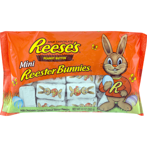 slide 4 of 9, Reese's Easter Mini Reester Bunnies Candy, 10 oz