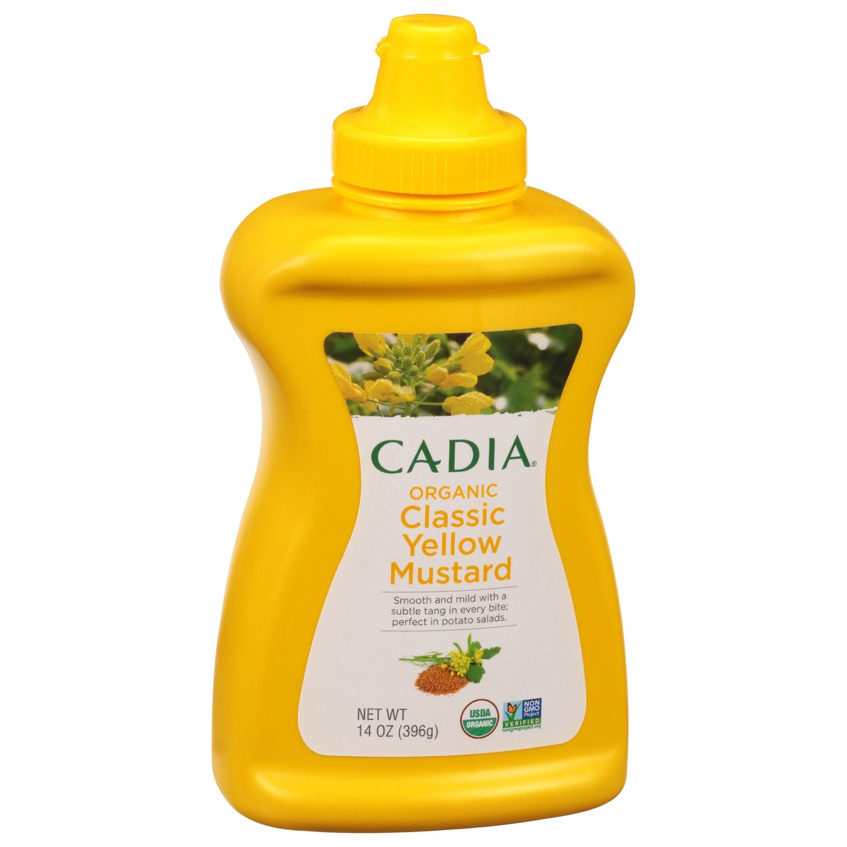 slide 3 of 14, Cadia Organic Classic Yellow Mustard 14 oz, 14 oz