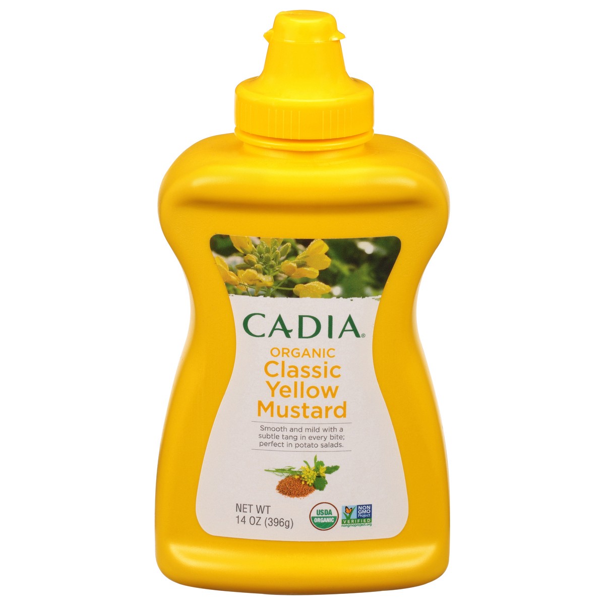 slide 4 of 14, Cadia Organic Classic Yellow Mustard 14 oz, 14 oz