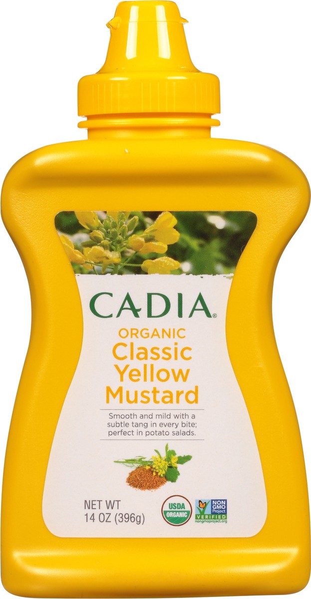 slide 9 of 14, Cadia Organic Classic Yellow Mustard 14 oz, 14 oz
