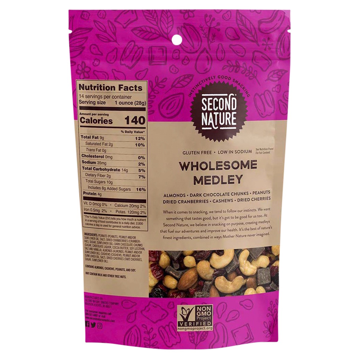 slide 2 of 2, Second Nature Wholesome Medley 14 oz, 14 oz