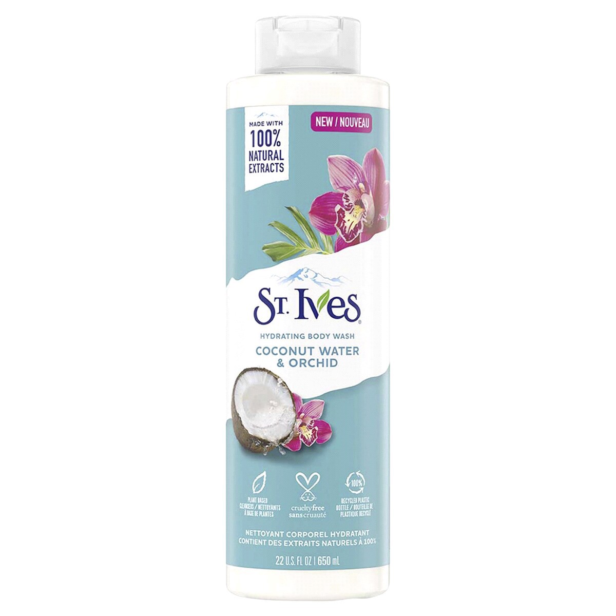 slide 2 of 2, St. Ives Hydrating Body Wash Coconut Water & Orchid, 22 oz, 22 oz