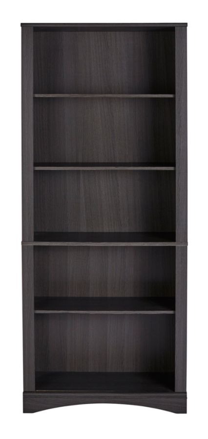 slide 6 of 9, Realspace Pelingo 72''H 5-Shelf Bookcase, Dark Gray, 1 ct