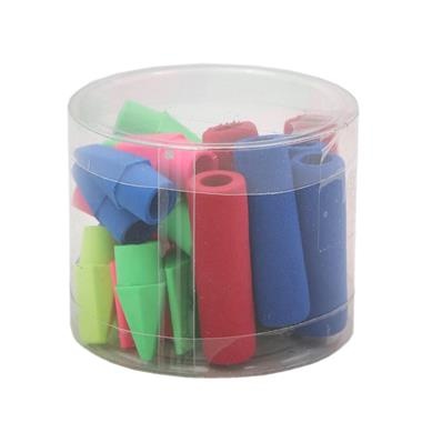 slide 1 of 1, Back To School Assorted Pencil Top Erasers, 25 ct