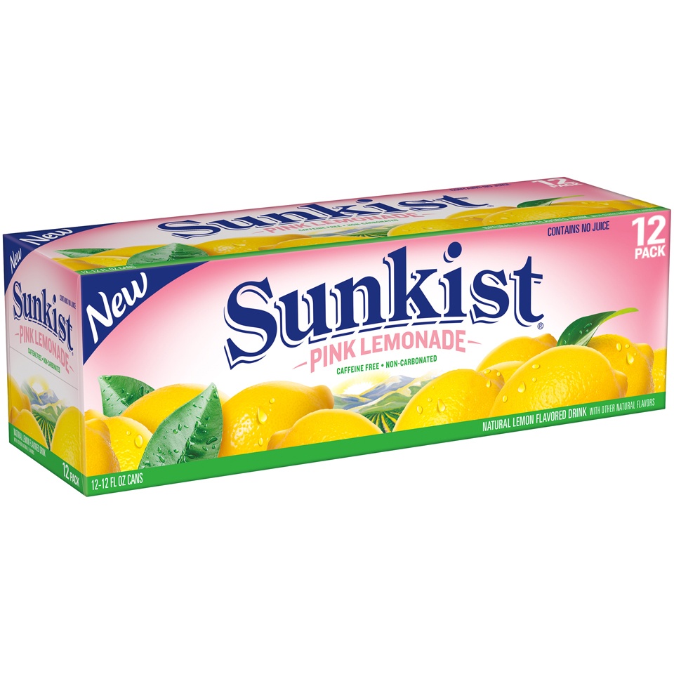 slide 3 of 4, Sunkist Lemonade 12 ea, 12 ct