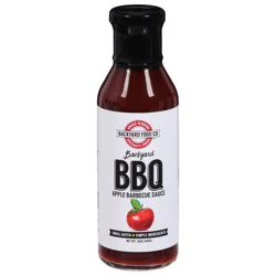 Backyard Food Co Apple Barbecue Sauce - 15 oz