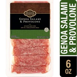 Private Selection Pre-Sliced Genoa Salami & Provolone Rolls