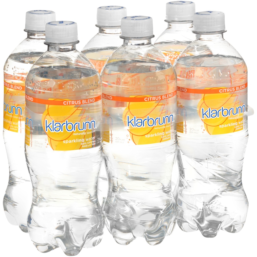 Klarbrunn Citrus Sparkling Water Bottles 6 ct; 20 fl oz Shipt