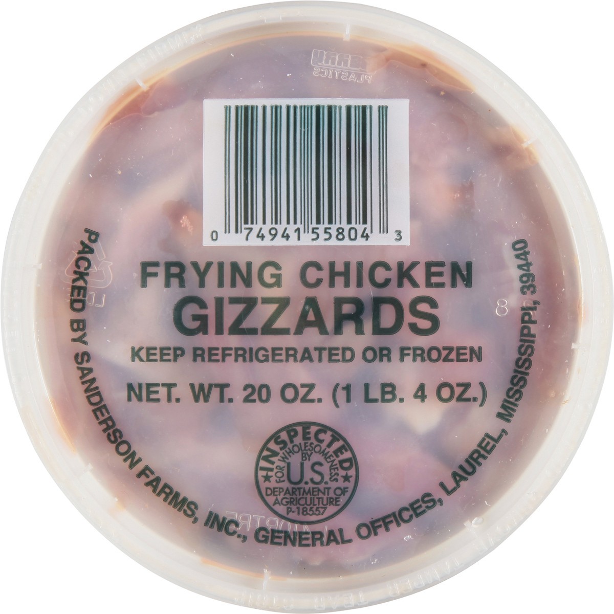 slide 10 of 10, Sanderson Farms Frying Chicken Gizzards 20 oz, 20 oz