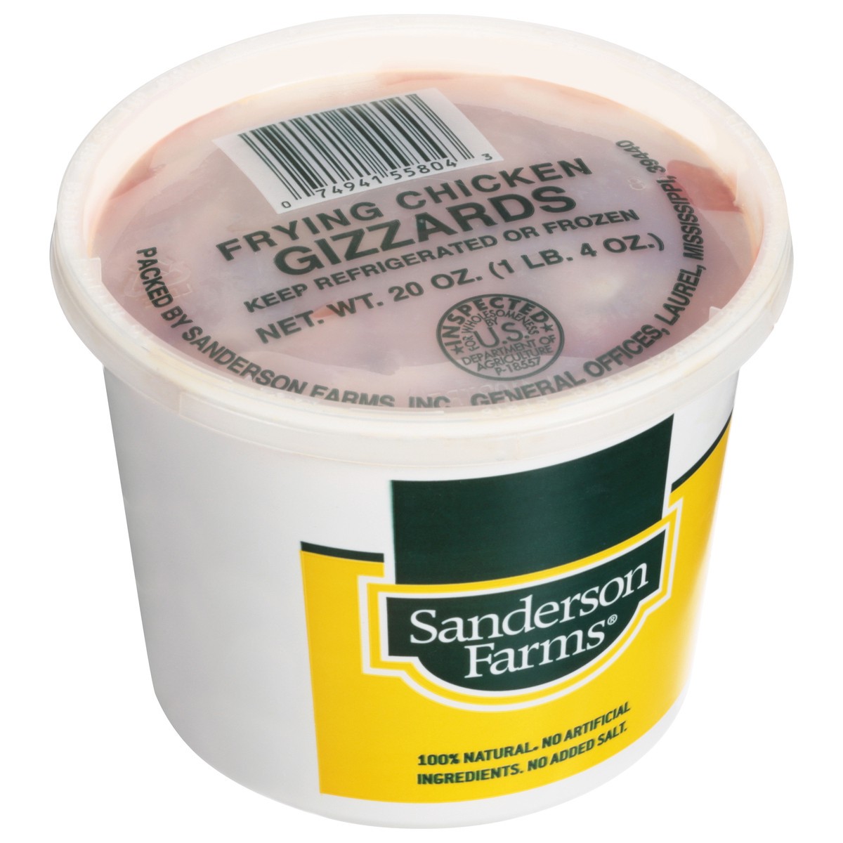 slide 7 of 10, Sanderson Farms Frying Chicken Gizzards 20 oz, 20 oz