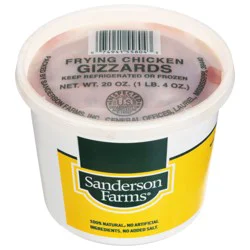 Sanderson Farms Frying Chicken Gizzards 20 oz