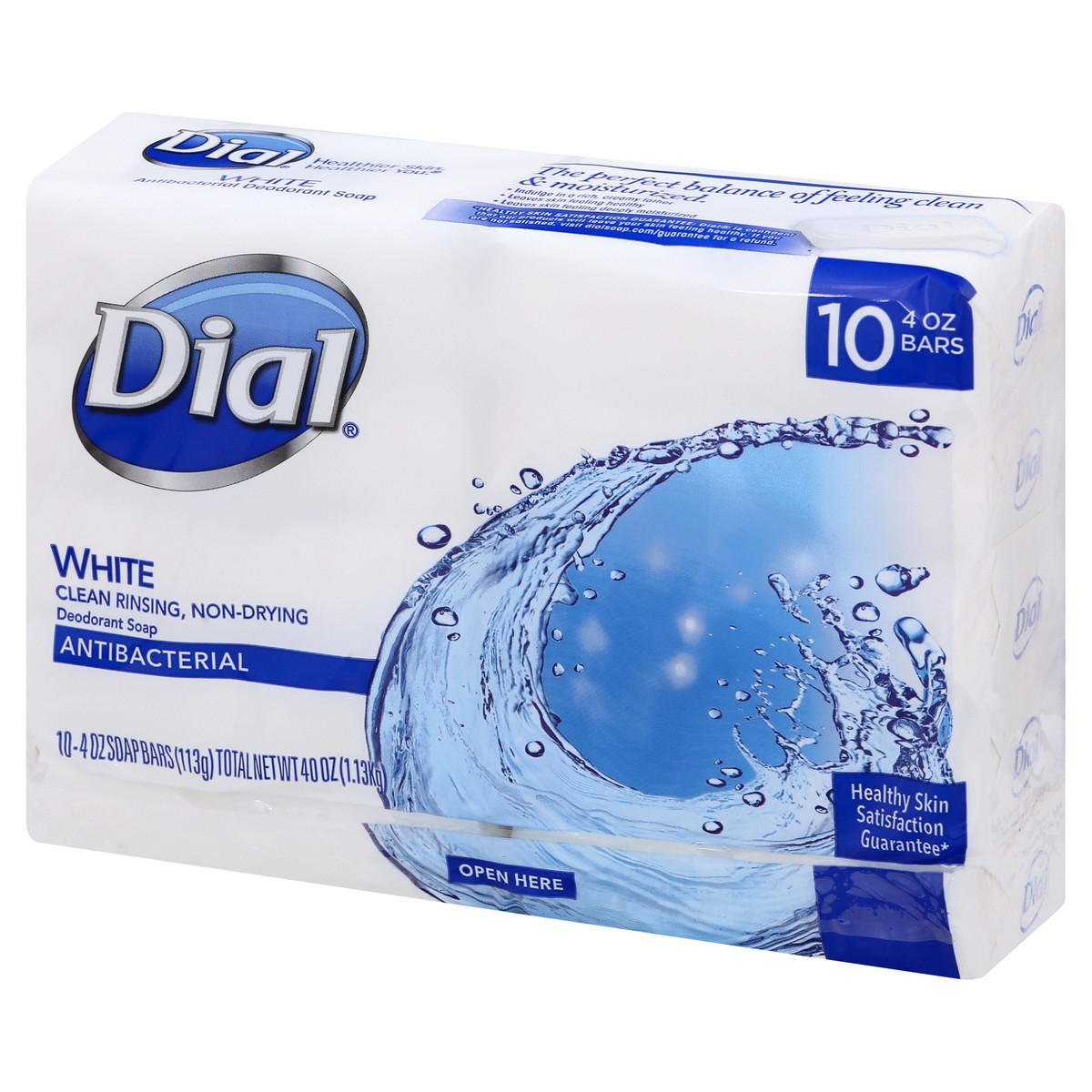 slide 7 of 13, Dial White Antibacterial Deodorant Soap 10 ea, 10 ct